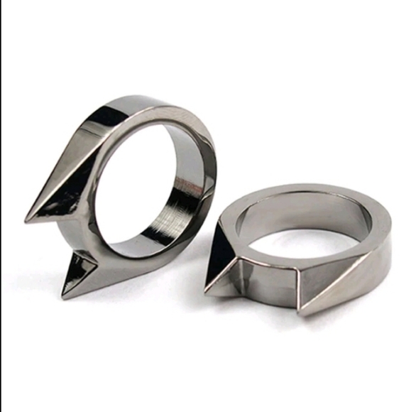 Cute Kitty Ears Ring, Self Defense Ring For Couples, & Men or Women - Picture 8 of 16